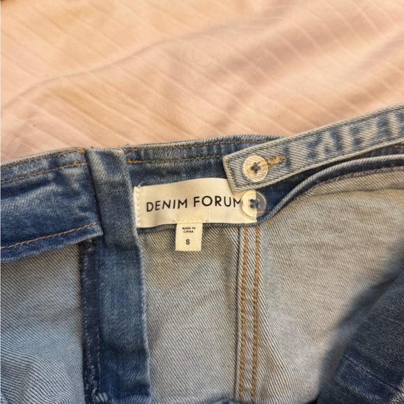 ❌SOLD❌Denim Forum Bustier Crop Top - Picture 3 of 3